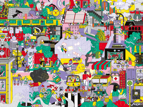 Gemeinsam Digital: Berlin Wimmelbild